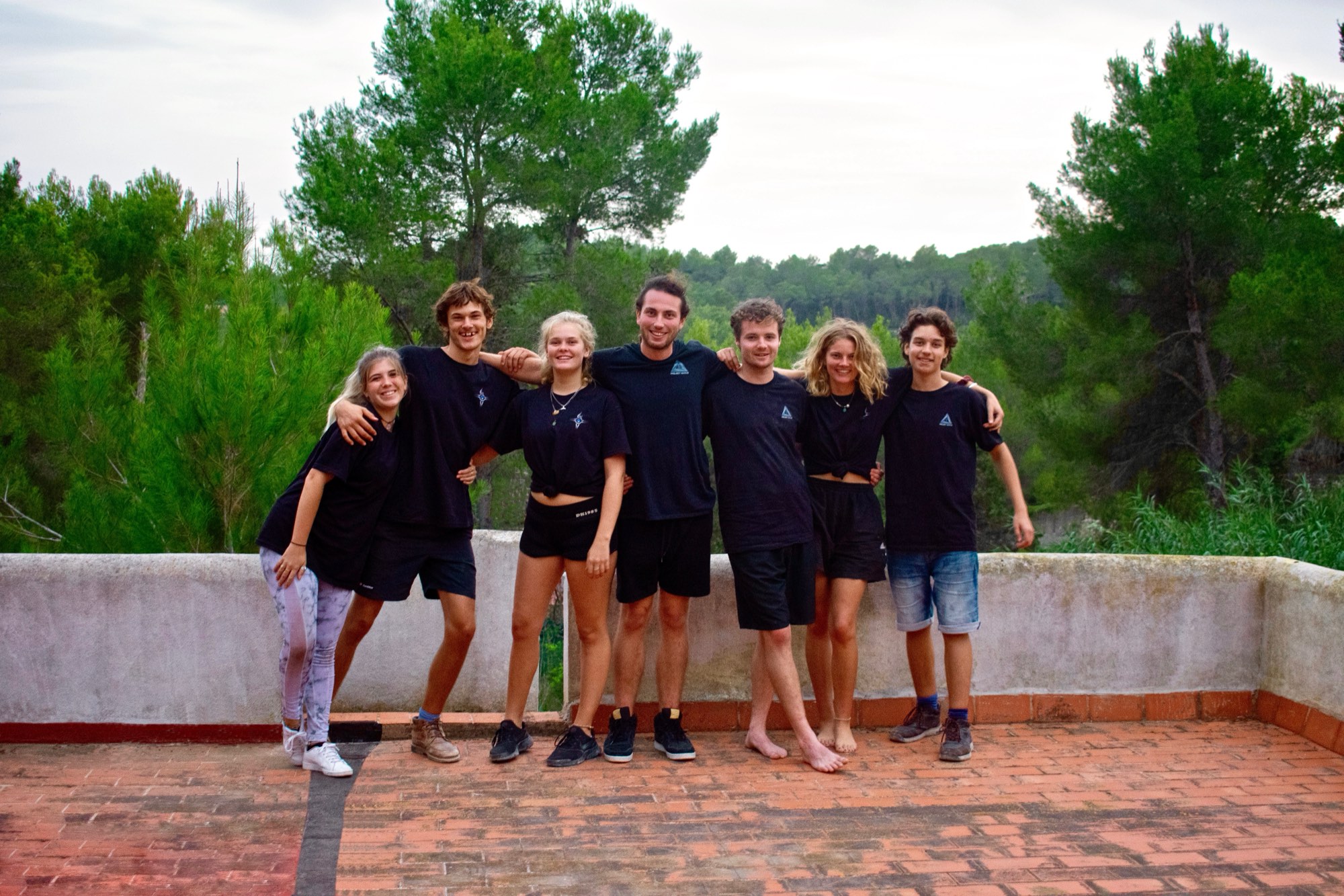 A Project Avatar group after a session in Ibiza